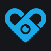 Fansly heart and lock logo